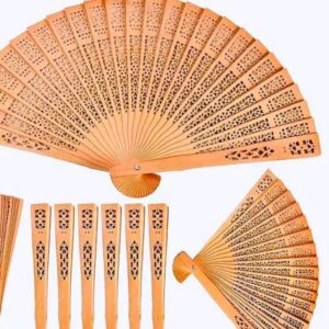 مجموعة(١٢) مراوح خشب